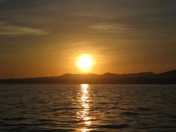 закат на Красном море