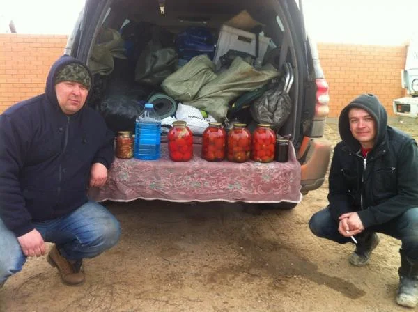 Затарились
